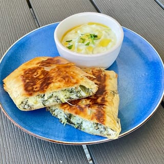 Spanakopita Pie (Hellas Bakery)