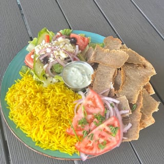 Shaved Lamb Gyro Combo